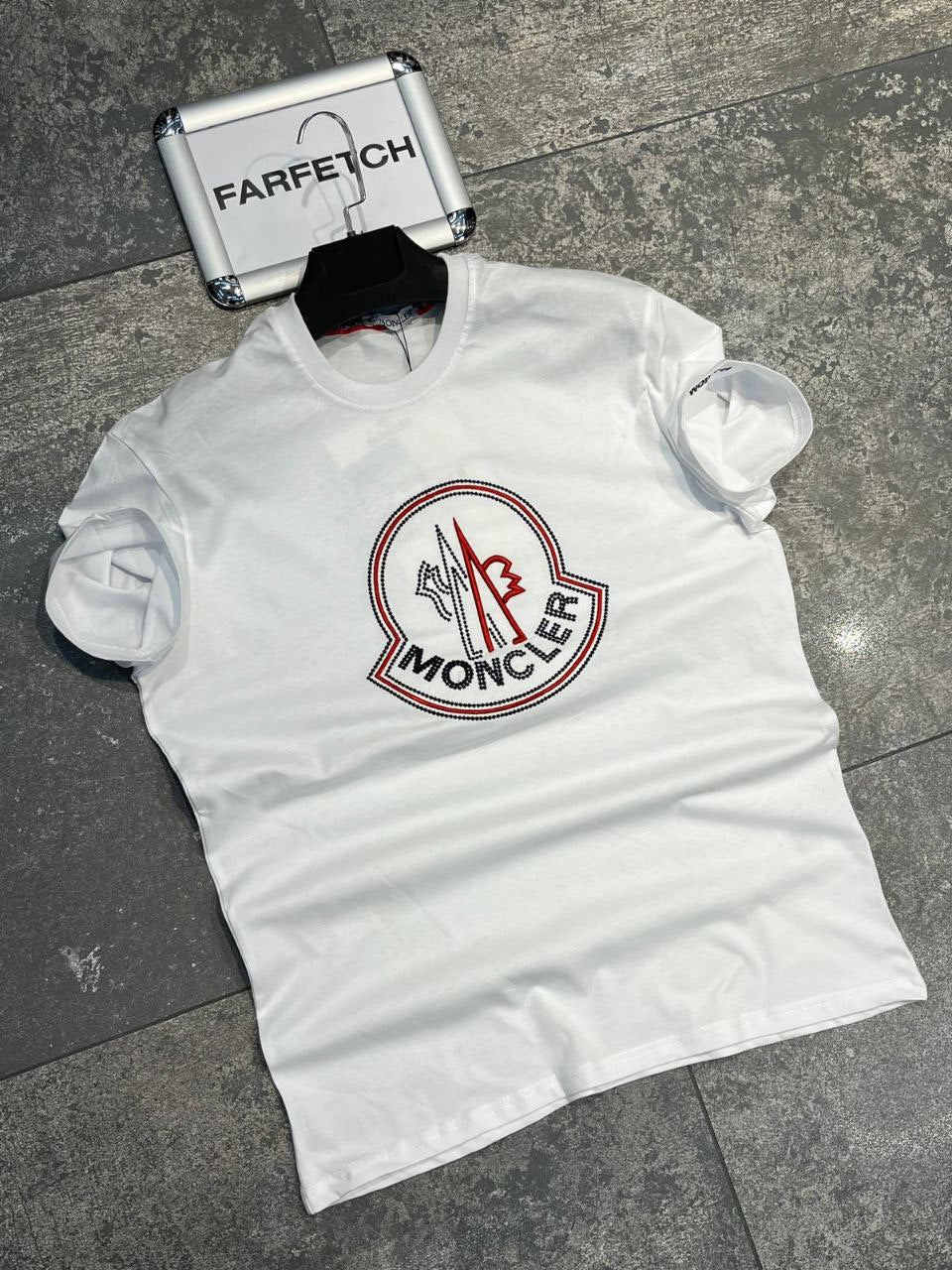 T-Shirt Μπλούζα Moncler Άσπρη