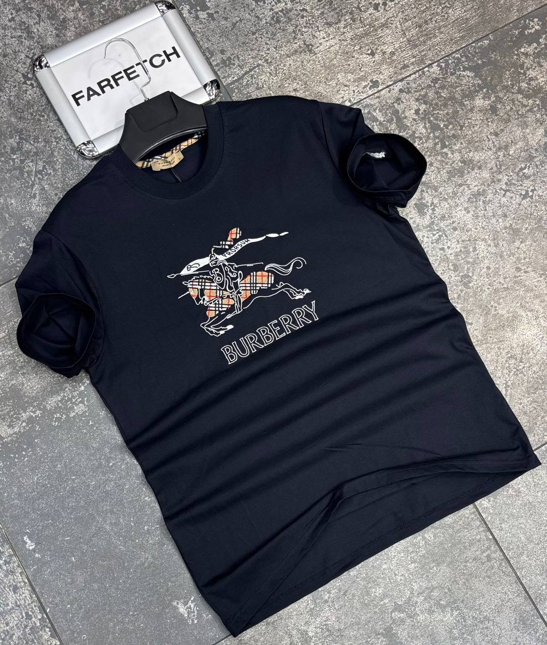 T-Shirt Μπλούζα Burberry Μπλέ