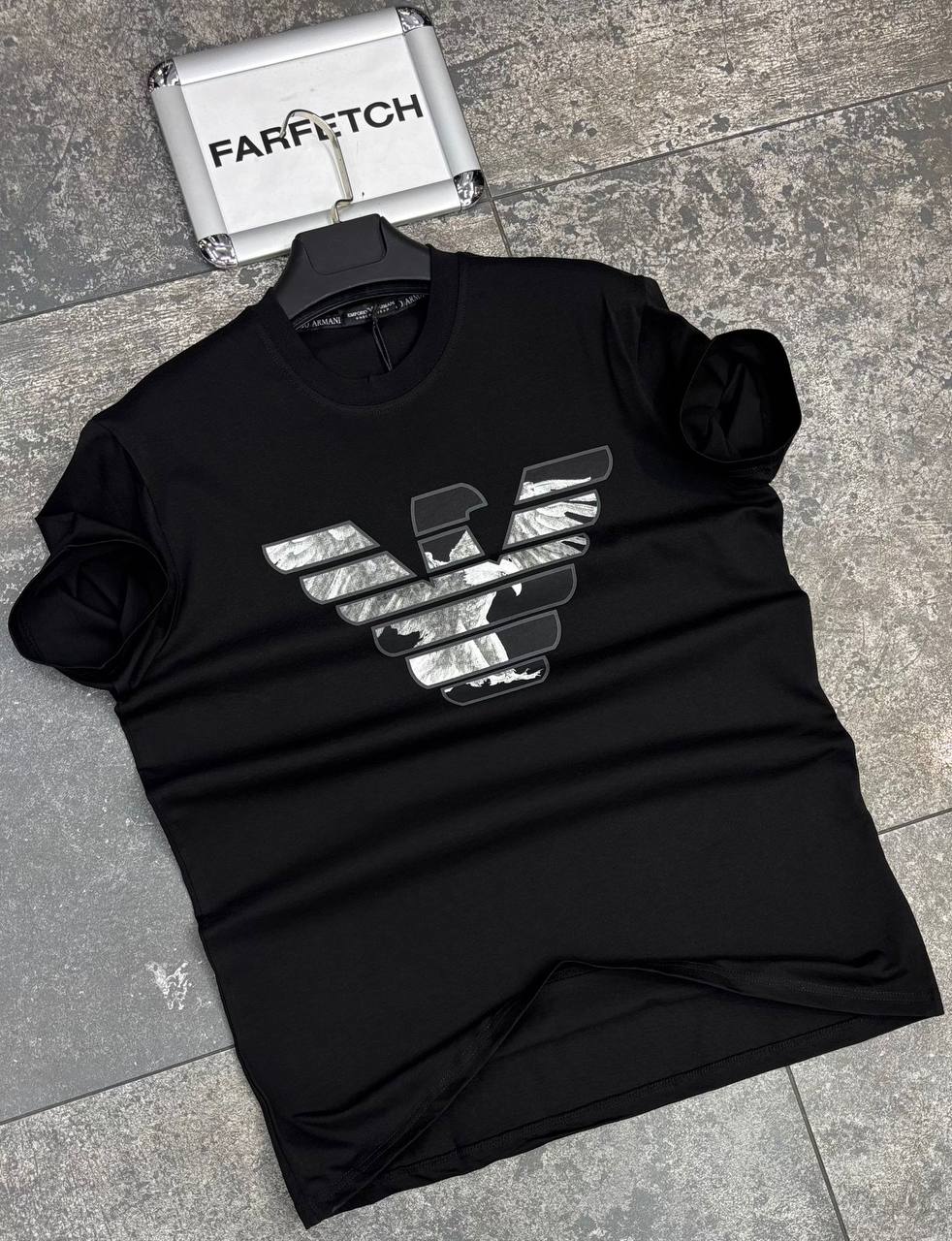 T-Shirt Μπλούζα Armani Μαύρη