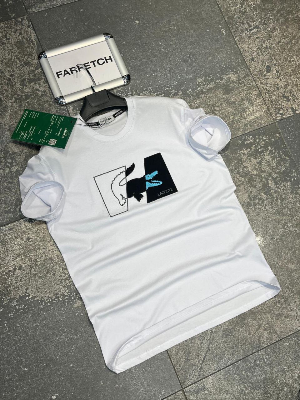 T-Shirt Μπλούζα Lacoste Λευκή