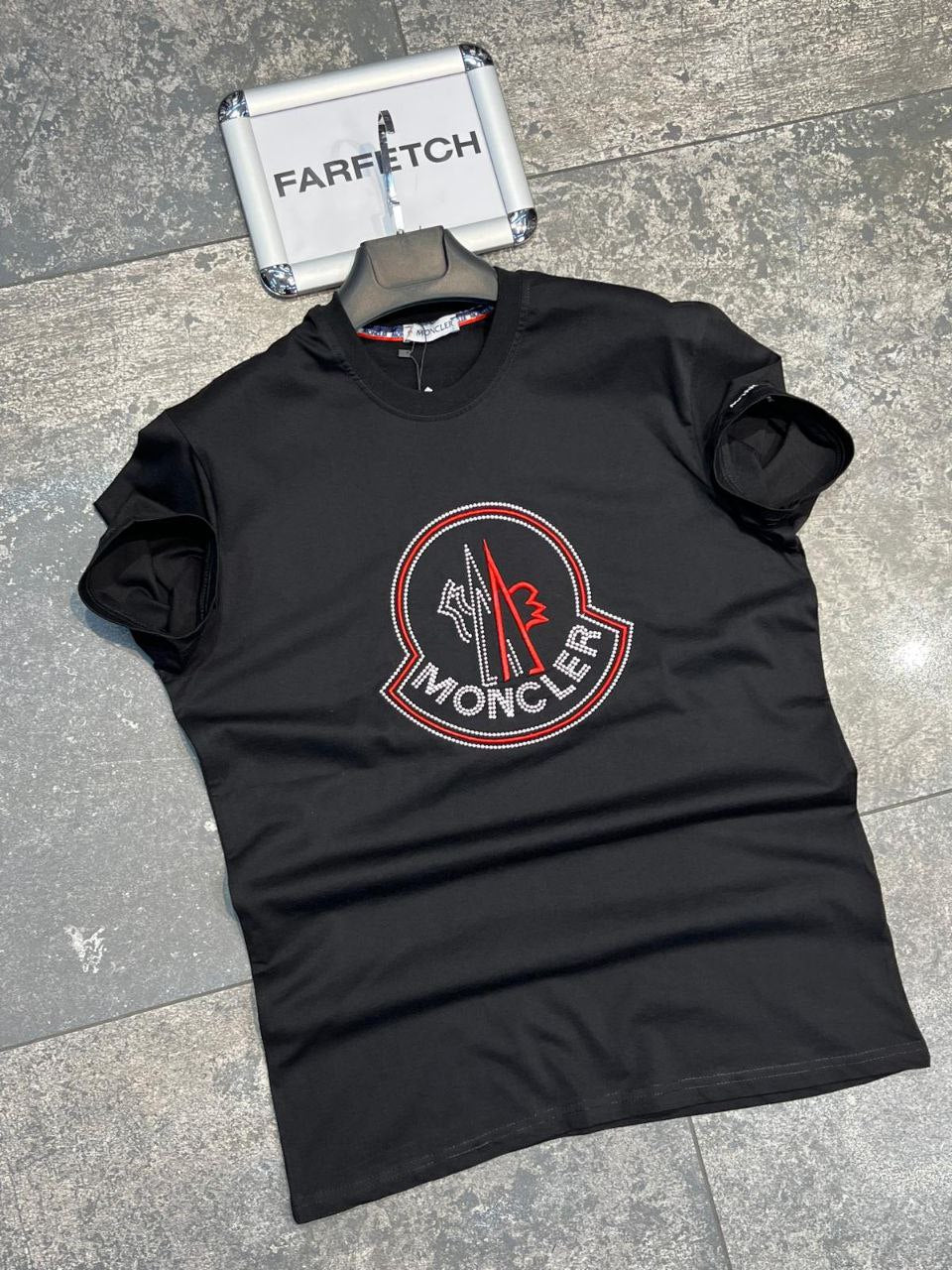 T-Shirt Μπλούζα Moncler Μαύρη