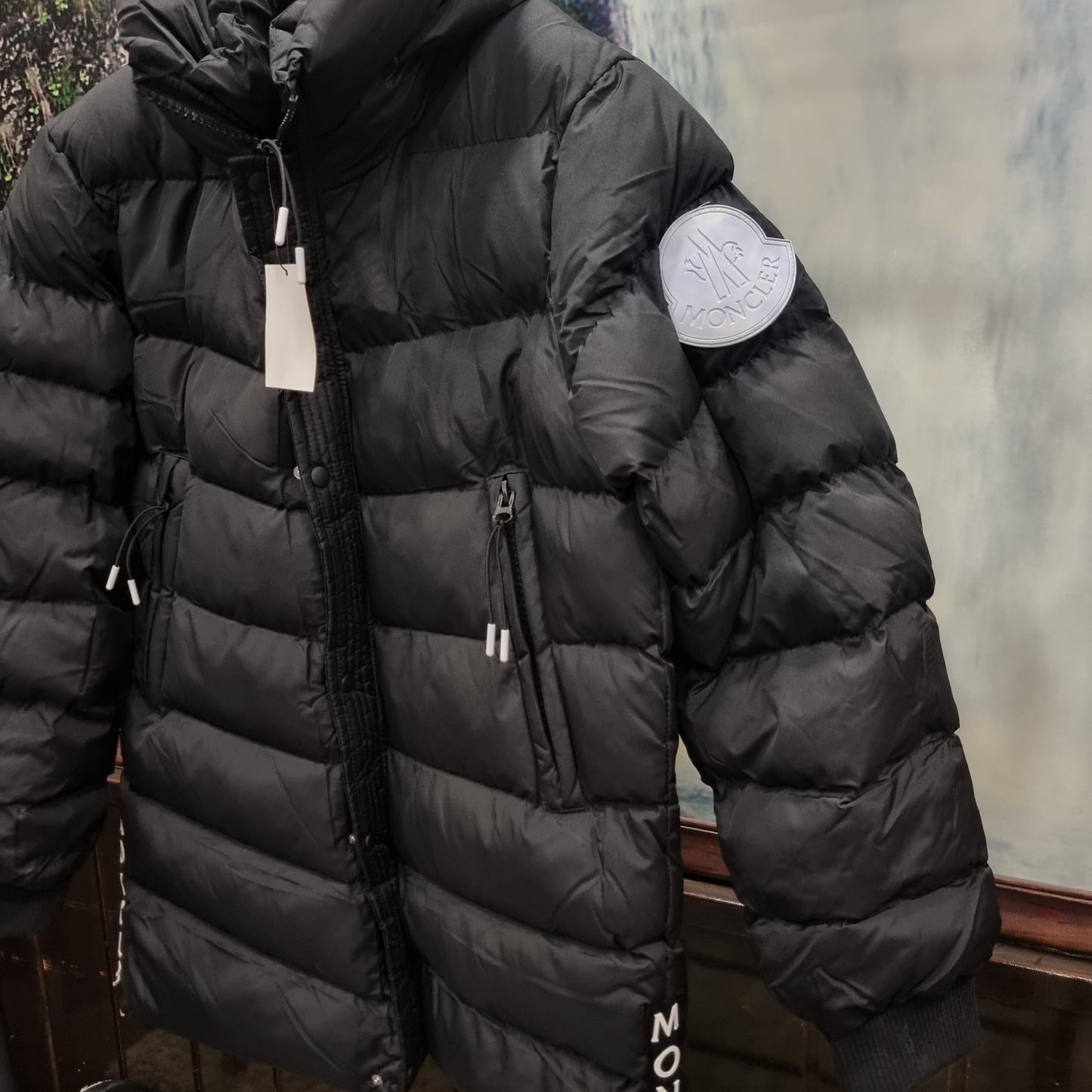 Μπουφάν Μακρύ Puffer Moncler Jacket Black