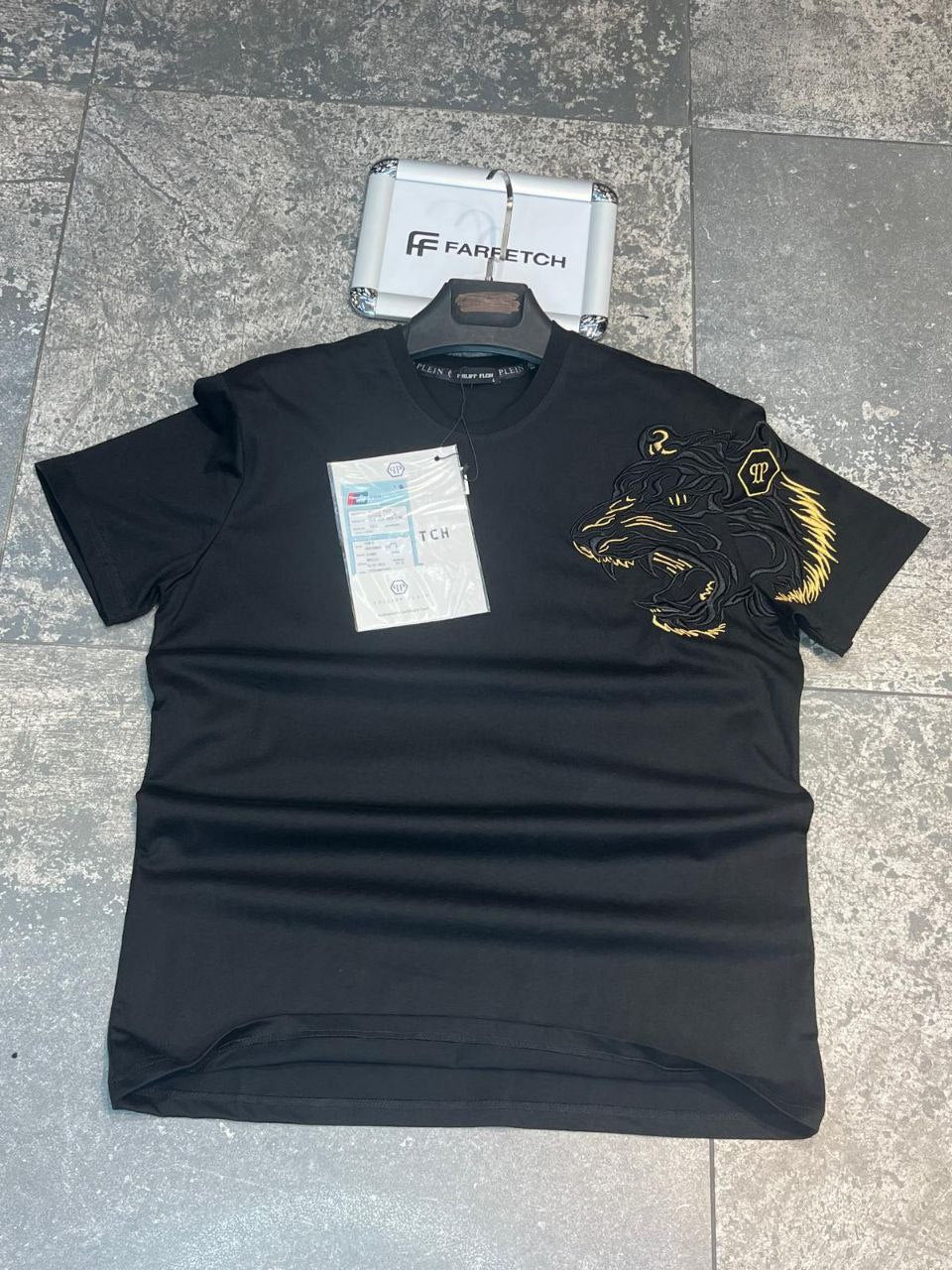T-Shirt Μπλούζα Philip Plein Μαύρη