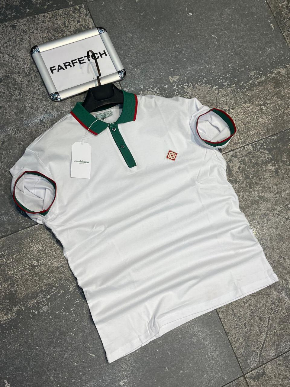 T-Shirt Μπλούζα Polo Casa Blanca Λευκή