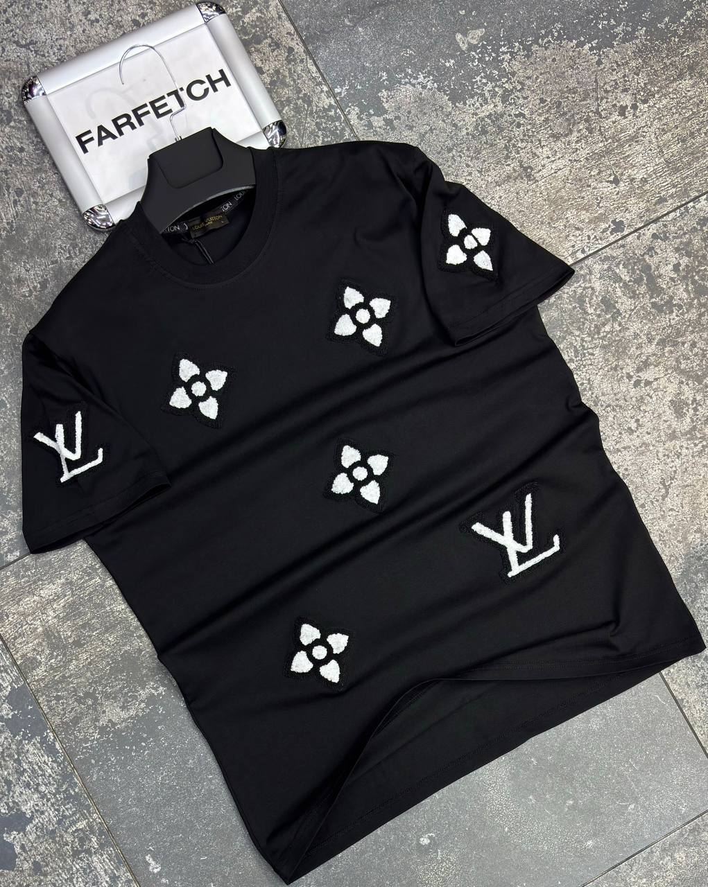 T-Shirt Μπλούζα LouVton Μαύρη