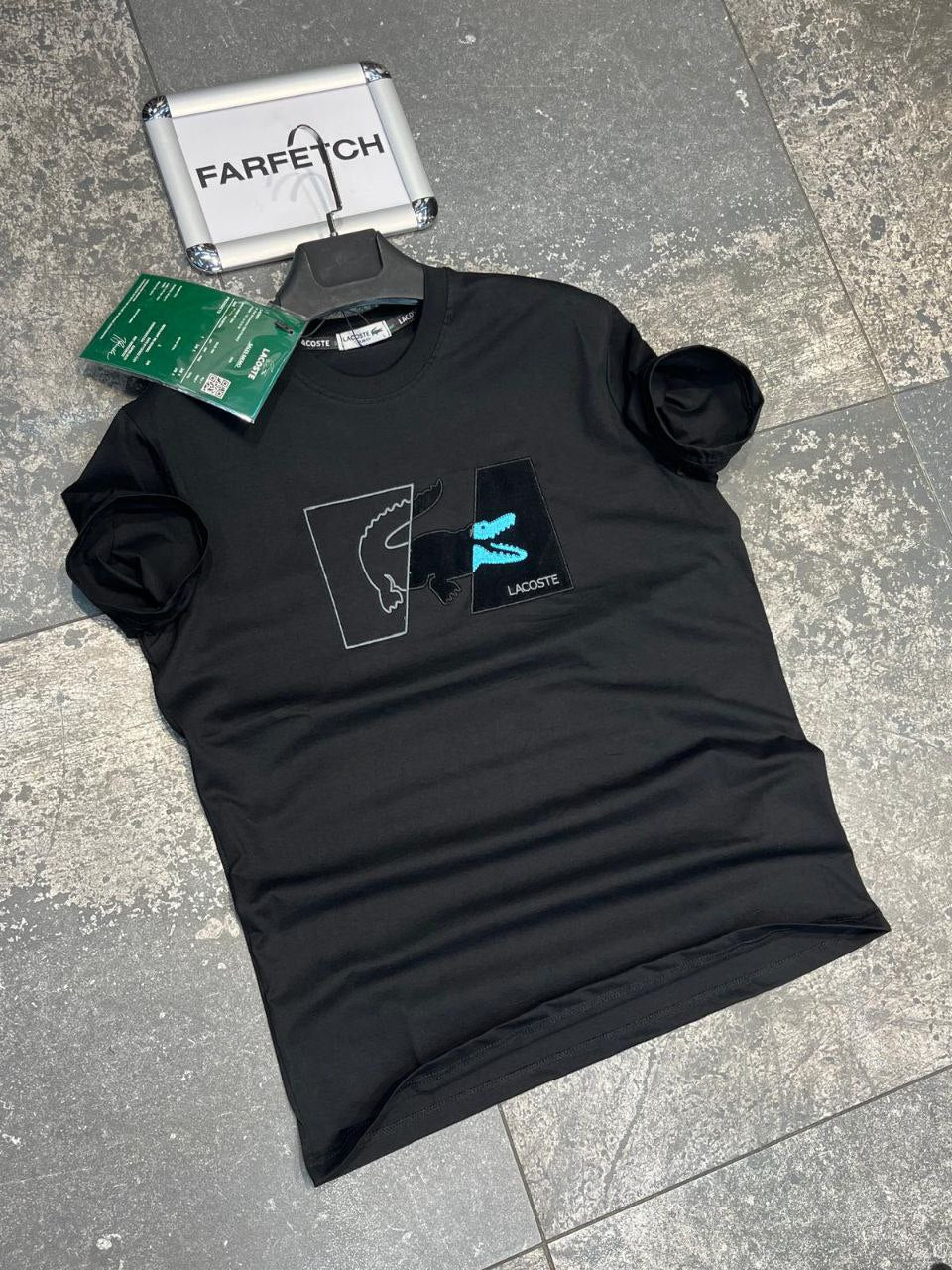 T-Shirt Μπλούζα Lacoste Μαύρη