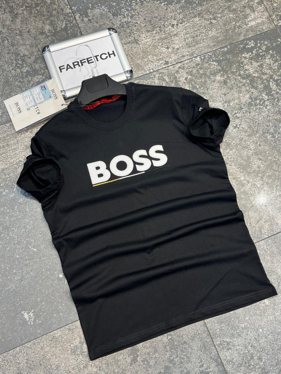 T-Shirt Μπλούζα Boss Μαύρη