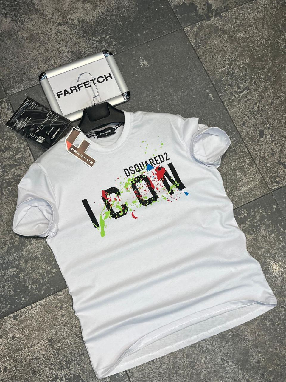T-Shirt Μπλούζα Dsquared Άσπρη