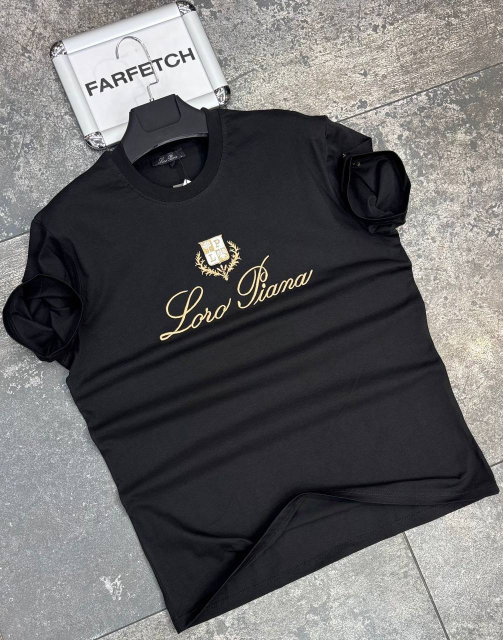 T-Shirt Μπλούζα Loro Piana Μαύρη