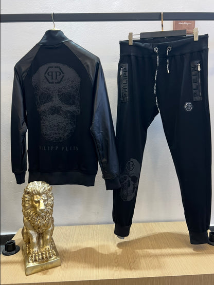 Outfit 3Α Μαύρο Philip Plein Skull Rhinestone