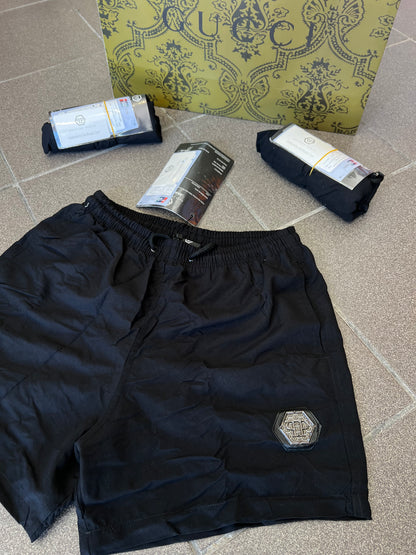 Μαγιό Philip Plein Swimwear Μαύρο