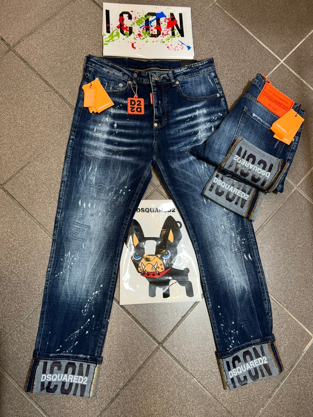 Jean Παντελόνι Dsquared2 Splashed