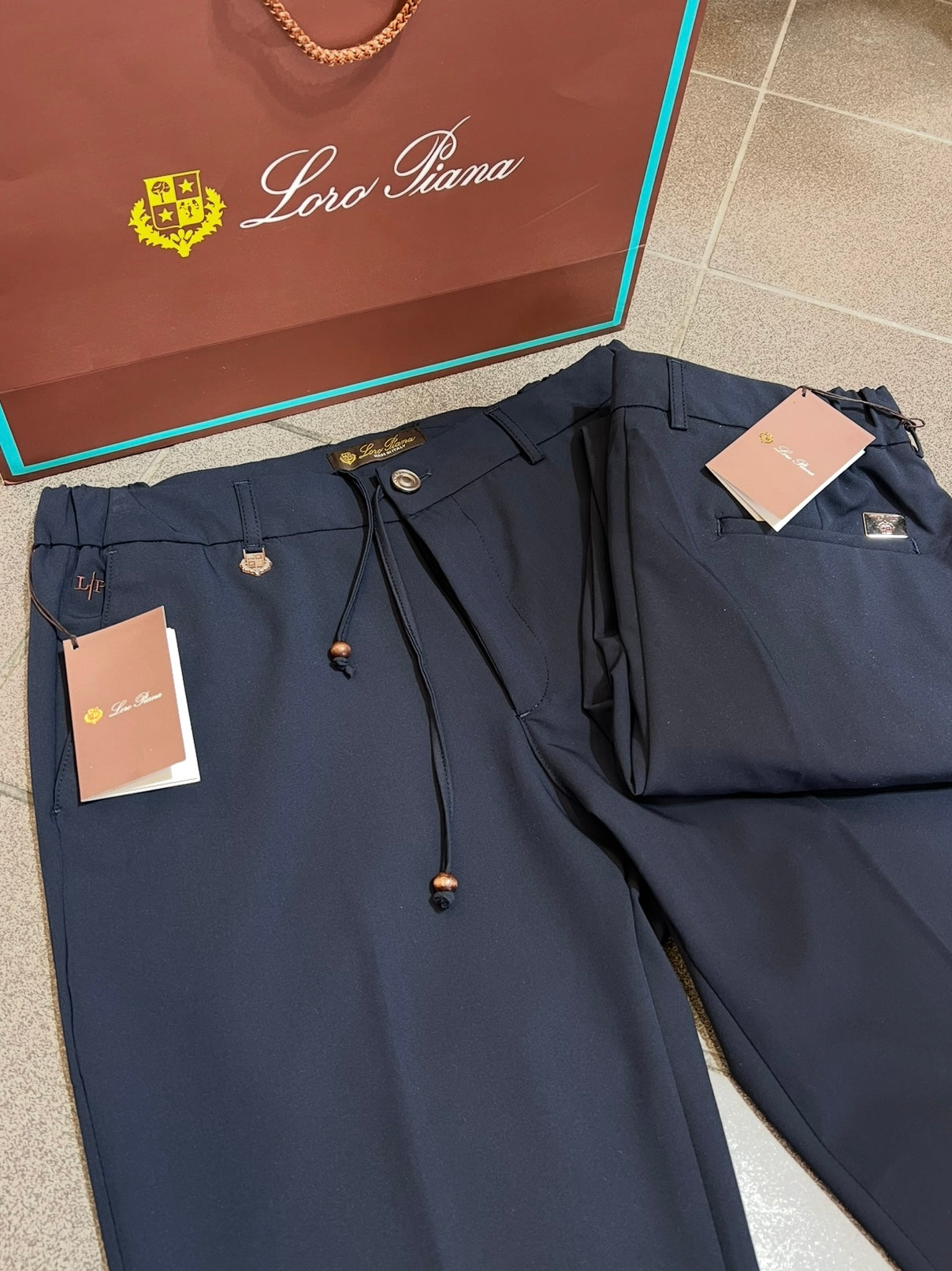 Παντελόνι Loro Piana Μπλέ Chino