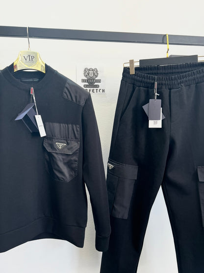 3A Σετ Prada Cargo Ultra Tracksuit Black