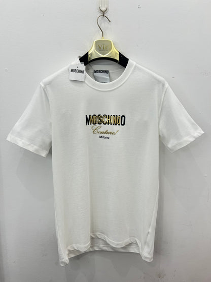 T-Shirt 3A Λευκό Moschino Gold