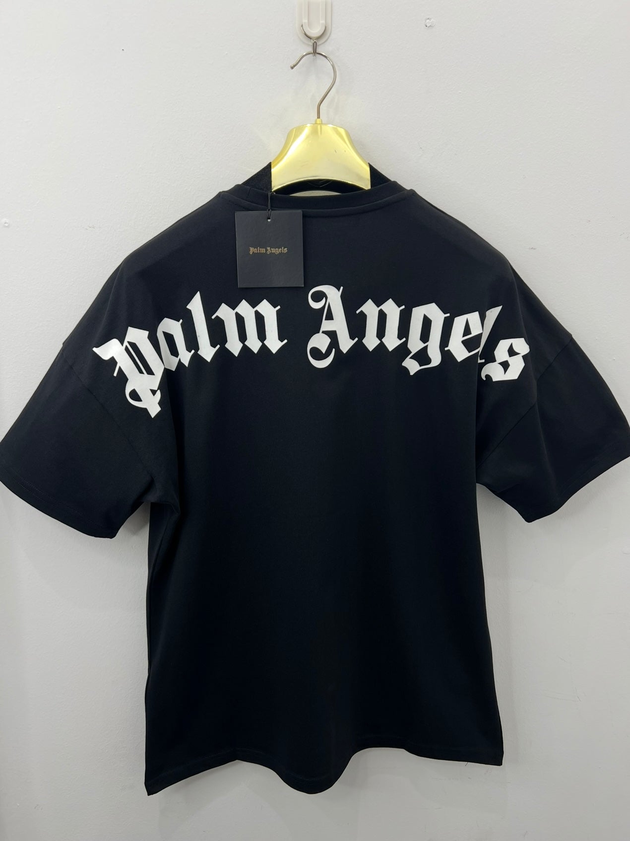 3A Palm Angels T-Shirt Oversized Μαύρο