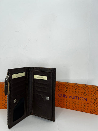 Leather Πορτοφόλι Ls.Vn Καφέ Multiuser
