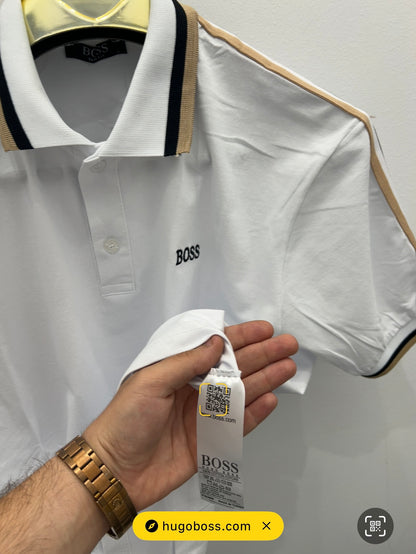 Μπλούζα Boss Polo Άσπρη