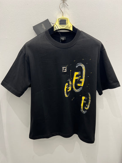 3Α T-Shirt Fendi Over Fit Black FR