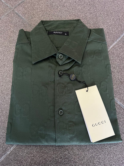 Πουκάμισο Gucci Λαδί