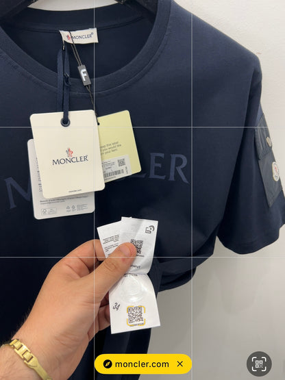 Moncler Cargo 3A T-Shirt Μπλέ