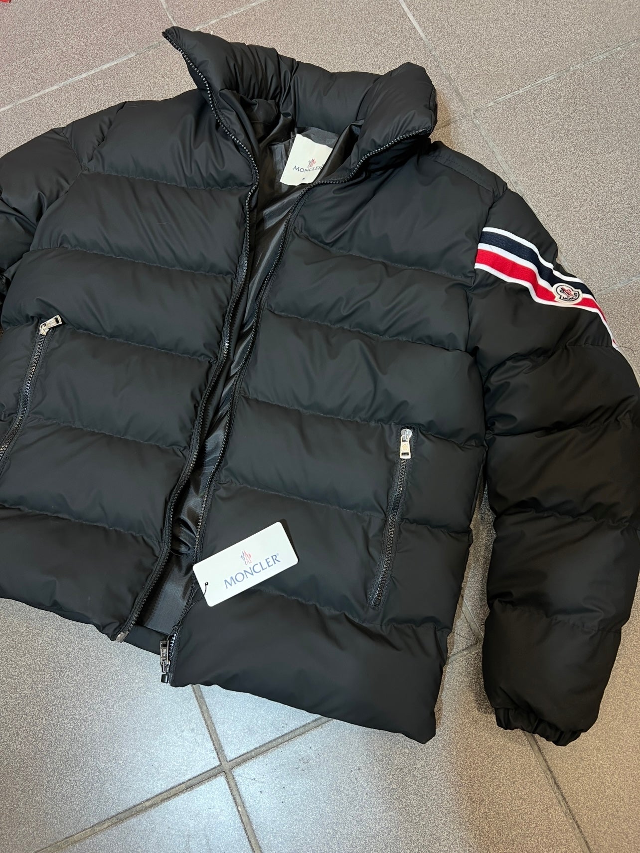 Jacket Μαύρο Moncler Μπουφάν Line