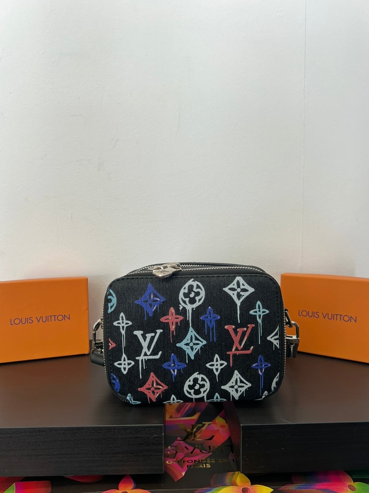Mini Bag LV Τσαντάκι Black ColorFull