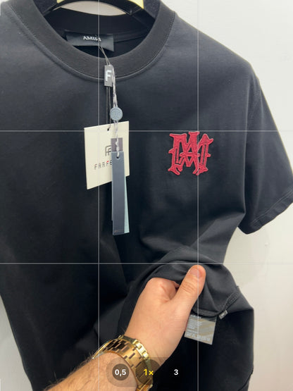 T-Shirt 3A Μαύρο Amiri Hollywood