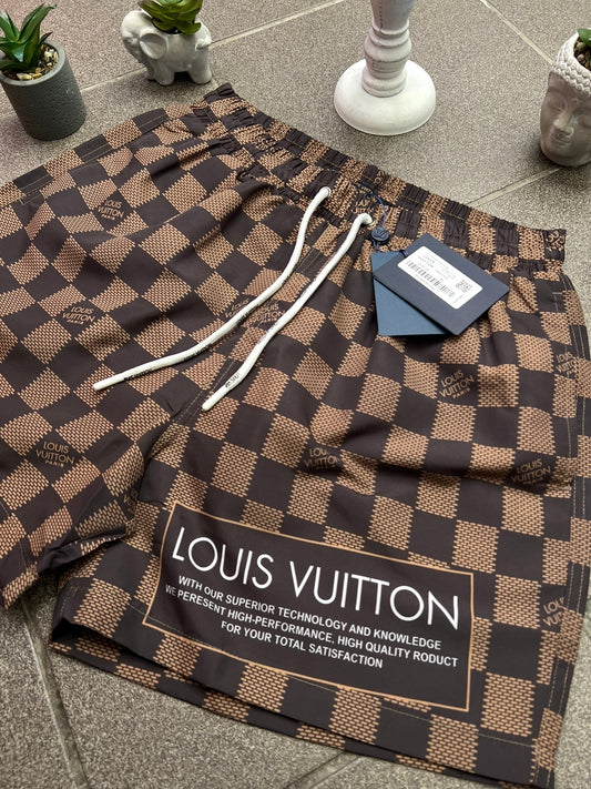 3A Μαγιό LsVn Damier Brown Swimwear