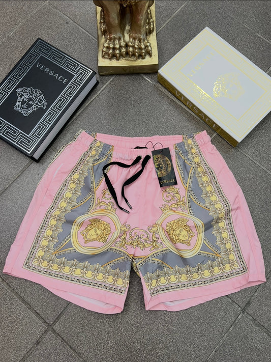 Versace Μαγιό Pink/Gold Swimwear