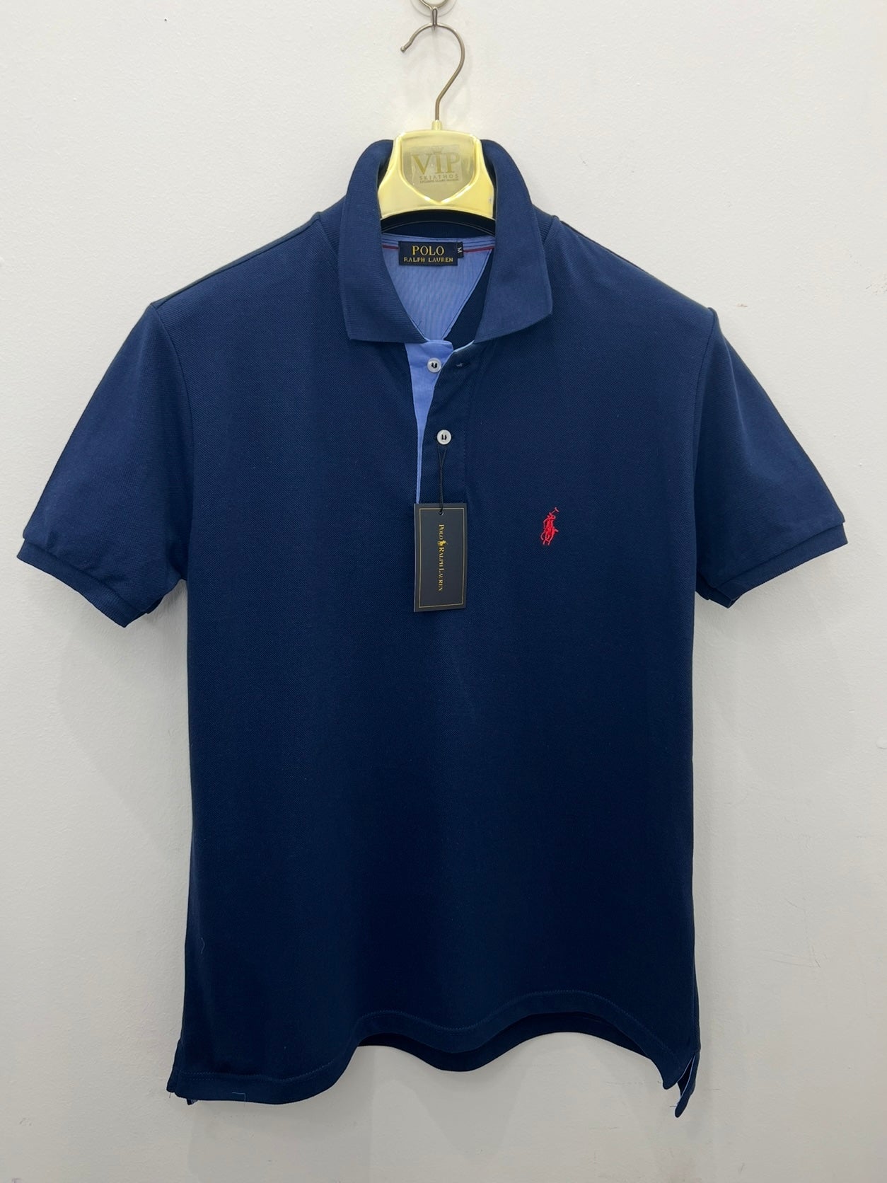 Ralph Lauren Deep Blue Μπλέ Ρουά Polo Pique Cotton