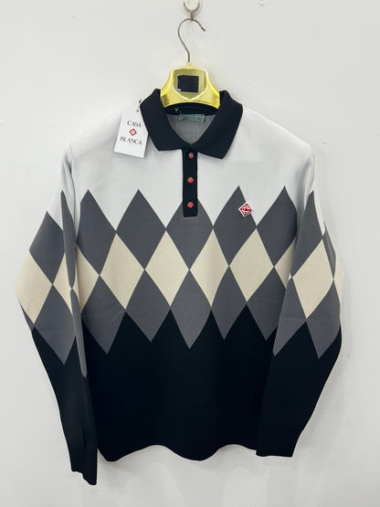 3A Sweater Casa Blanca Polo Tricolour