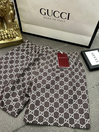 Gucci Μαγιό Brown/Cream Swimwear