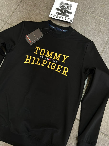 Μπλούζα Tommy Hilfiger LongSleeve Μαύρη