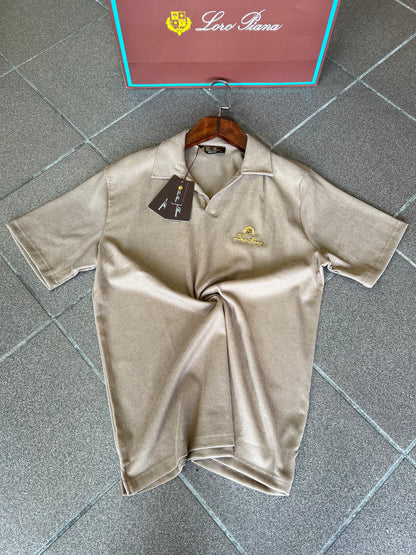 Μπλούζα Loro Piana Polo Καφέ