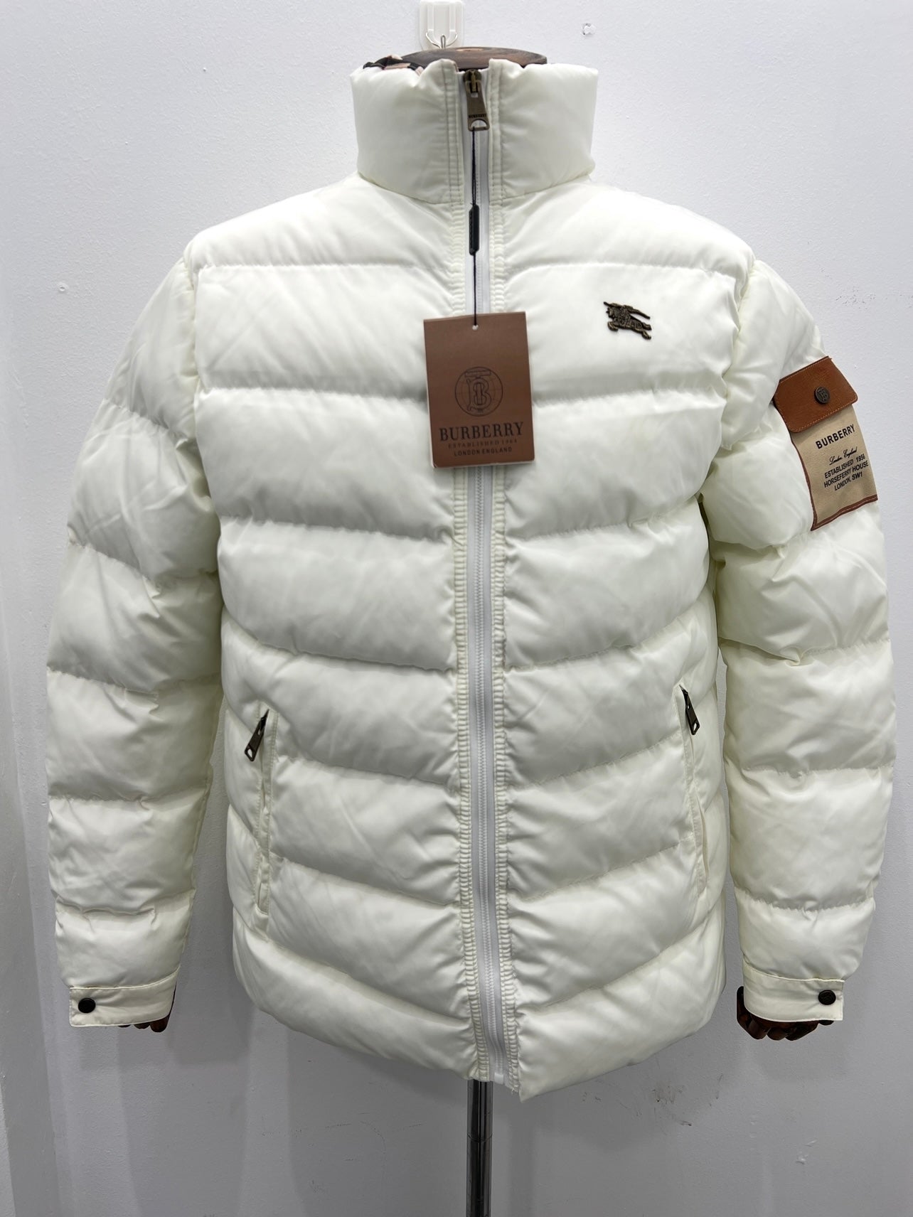 3Α Burberry Λευκό Jacket Oxford