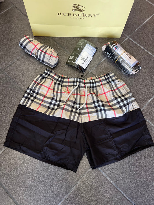 Μαγιό Burberry Swimwear Μπέζ