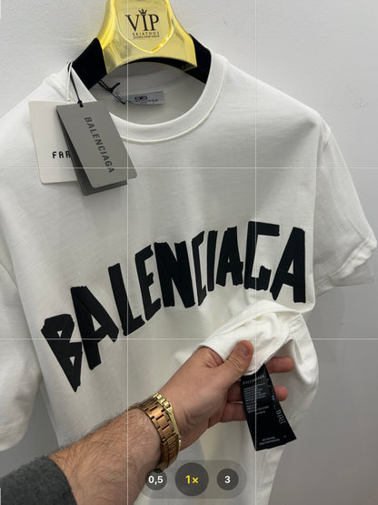 T-Shirt 3A Άσπρη Balenciaga R