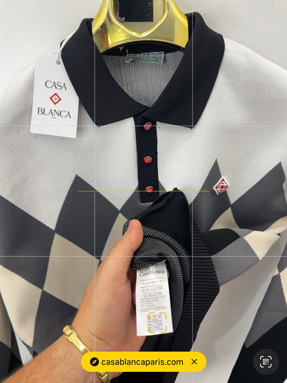 3A Sweater Casa Blanca Polo Tricolour