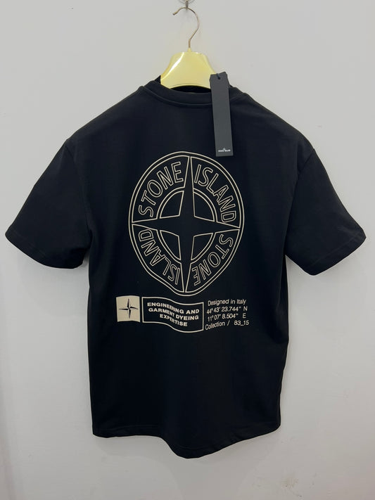 T-Shirt 3A Μαύρο Stone Island MAP
