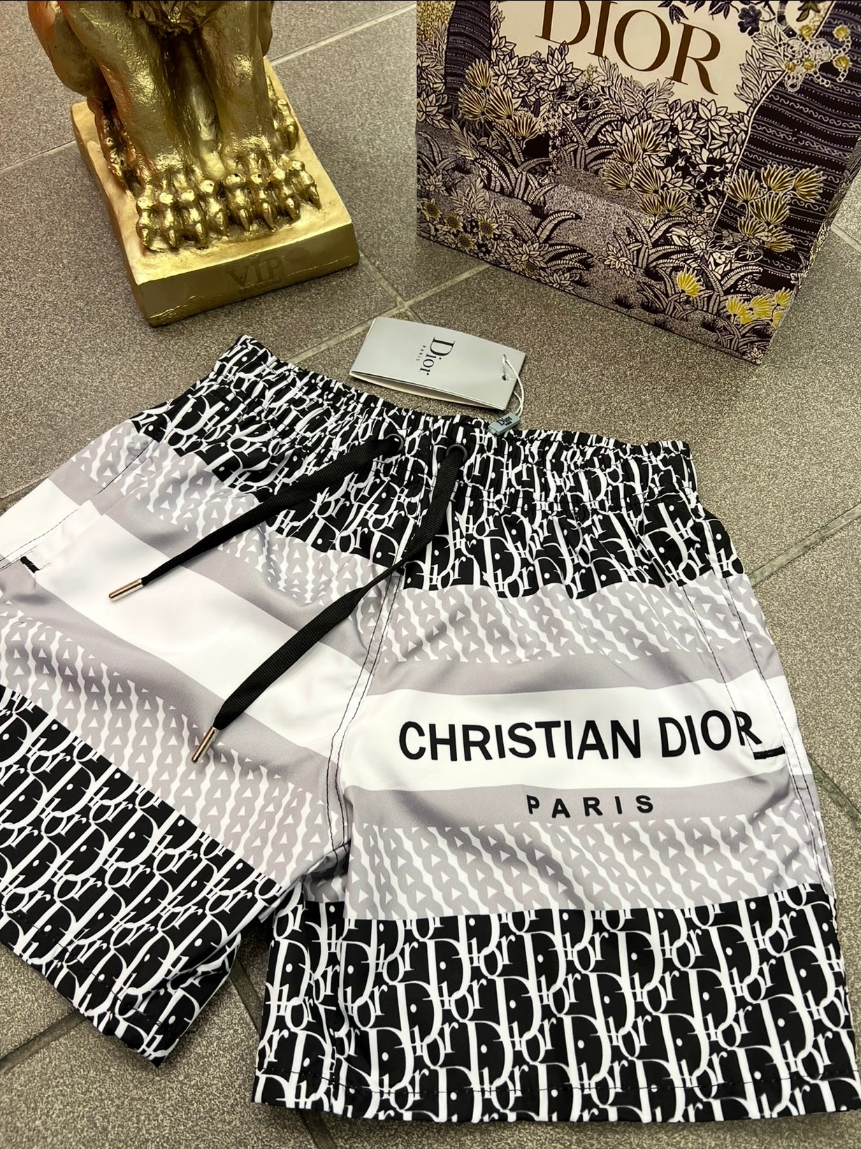 C.Dior Μαγιό White/Black Swimwear