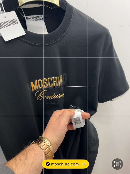 T-Shirt 3A Μαύρο Moschino Gold