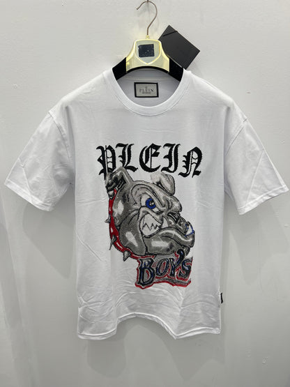 3Α T-Shirt Philip Plein BullDogs Stras