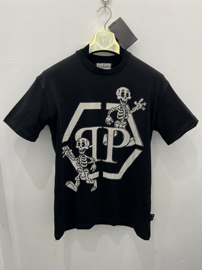 3Α T-Shirt Philip Plein Skeleton Stras