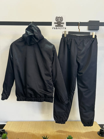 WindProof Lacoste Tracksuit Σετ Μαύρο