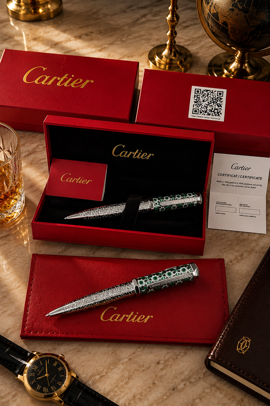 CT Luxury 3A Pen Mosaic Green / Silver Limited Edition