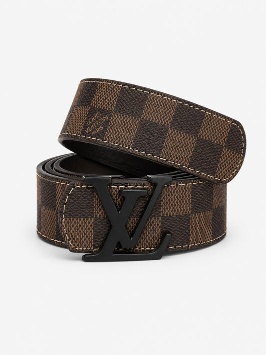 Ζώνη Δερμάτινη Louis V Damier Black/Brown