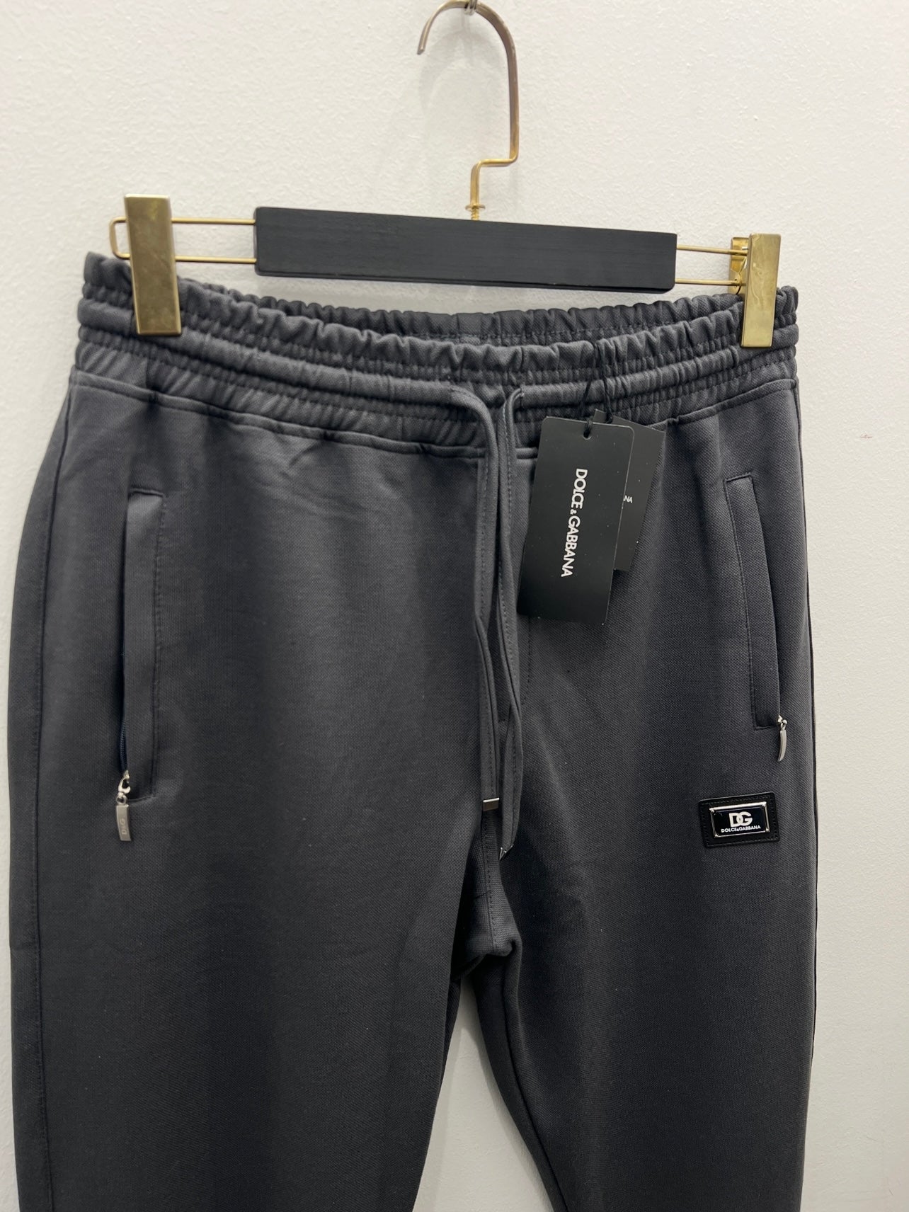 Dark Grey Παντελόνι Pique Dolce & Gabbana