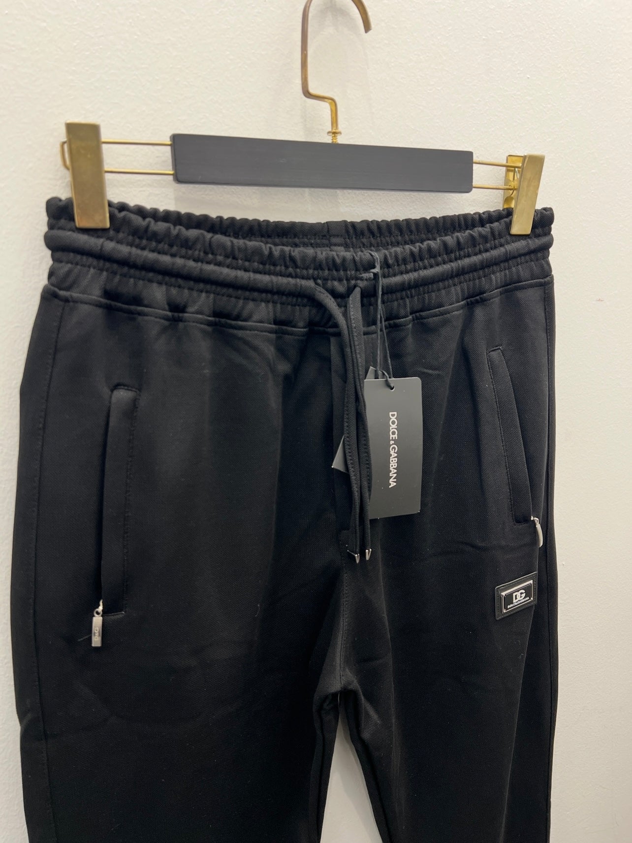 Μαύρο Παντελόνι Pique Dolce & Gabbana