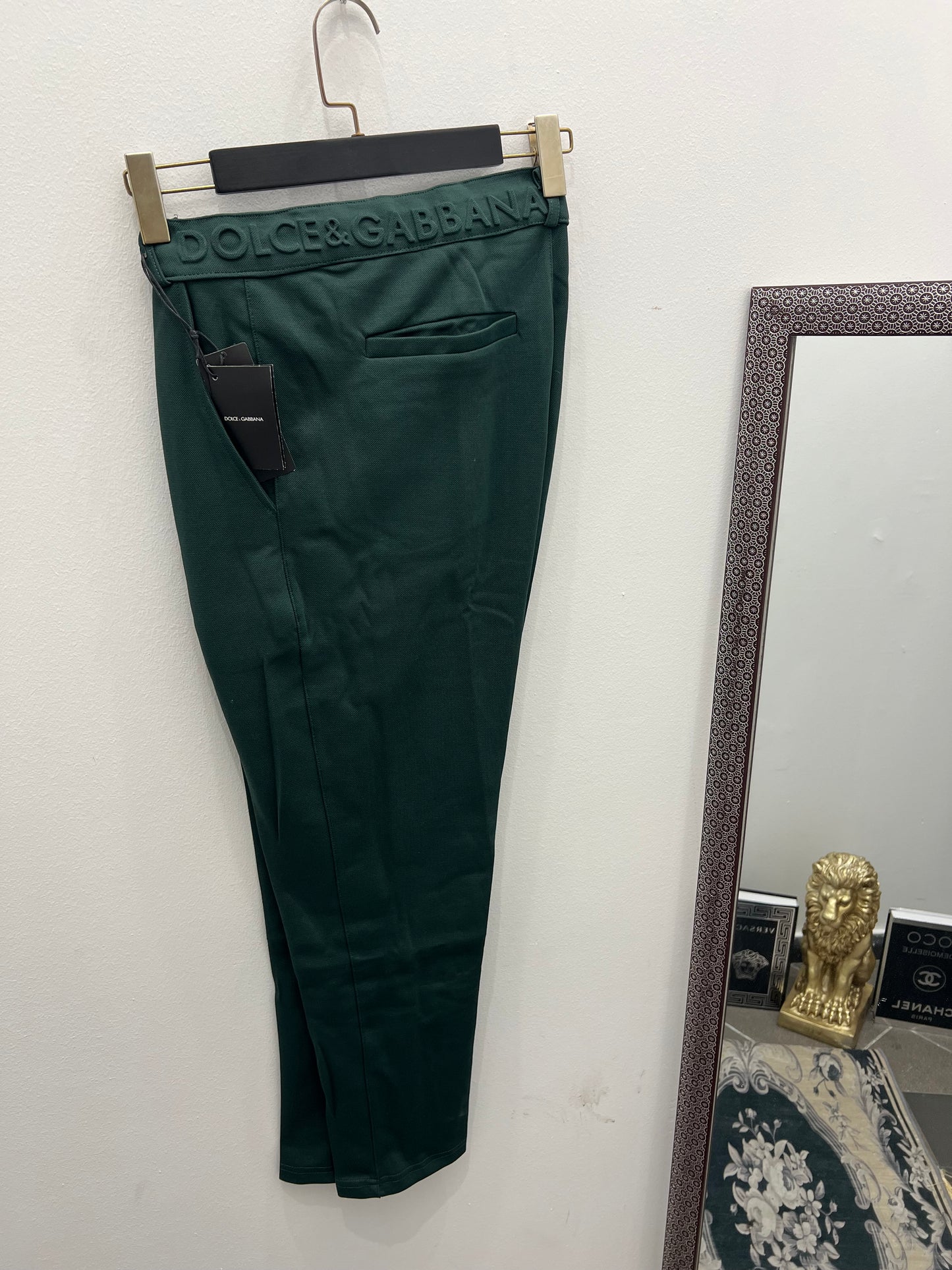Παντελόνι Chino Dolce & Gabbana Πετρόλ